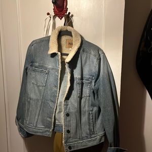 Paige Sherpa lined denim jacket